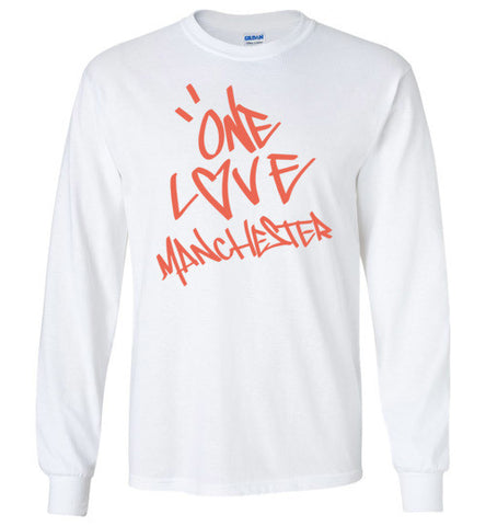 One Love Manchester Shirt Gildan Long Sleeve T-Shirt