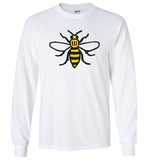 Manchester Bee Shirt Gildan Long Sleeve T-Shirt