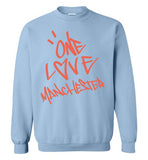 One Love Manchester Shirt Gildan Crewneck Sweatshirt