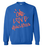 One Love Manchester Shirt Gildan Crewneck Sweatshirt