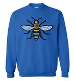 Manchester Bee Tee Shirt Gildan Crewneck Sweatshirt