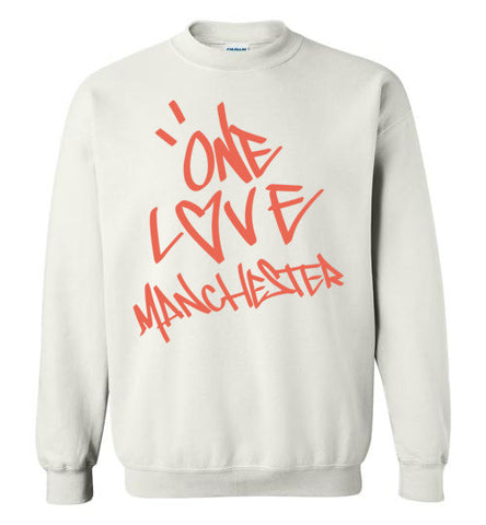 One Love Manchester Shirt Gildan Crewneck Sweatshirt
