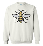 Manchester Bee Tee Shirt Gildan Crewneck Sweatshirt