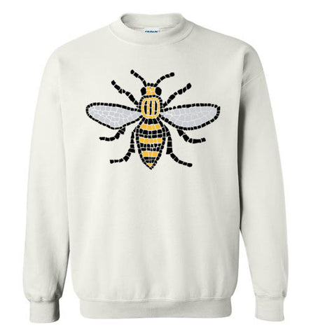 Manchester Bee Tee Shirt Gildan Crewneck Sweatshirt