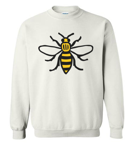 Manchester Bee Shirt Gildan Crewneck Sweatshirt
