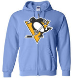 Pittsburgh Penguins Rinkside Shirt Gildan Zip Hoodie