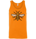 Manchester Bee Tee Shirt Canvas Unisex Tank