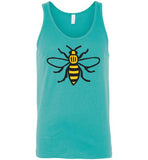 Manchester Bee Shirt Canvas Unisex Tank
