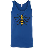 Manchester Bee Shirt Canvas Unisex Tank
