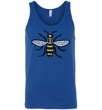 Manchester Bee Tee Shirt Canvas Unisex Tank