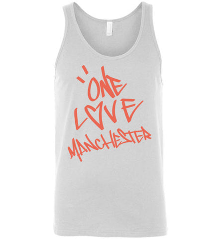 One Love Manchester Shirt Canvas Unisex Tank