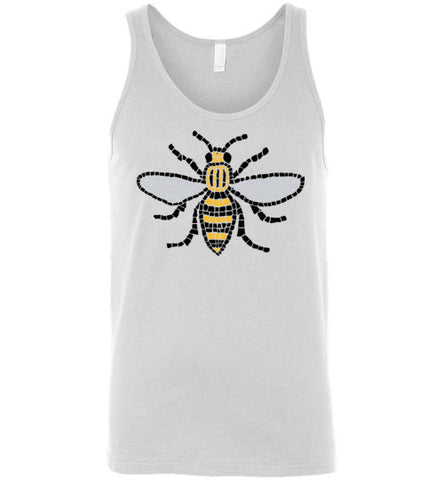 Manchester Bee Tee Shirt Canvas Unisex Tank