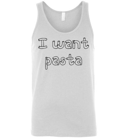 I want pasta - Master of None Shirt Canvas Unisex Tank