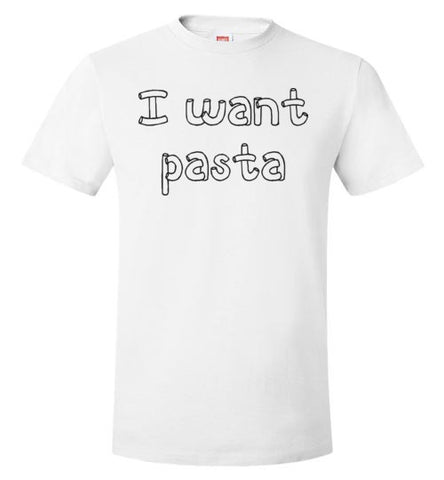 I want pasta - Master of None Shirt Hanes Nano-T T-Shirt