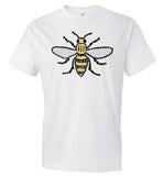 Manchester Bee Tee Shirt Anvil Fashion T-Shirt