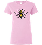 Manchester Bee Shirt Gildan Ladies Short-Sleeve
