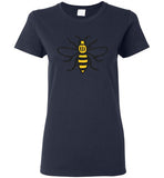 Manchester Bee Shirt Gildan Ladies Short-Sleeve