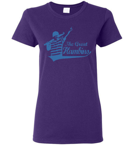 THE Great Hambino Shirt Gildan Ladies Short-Sleeve