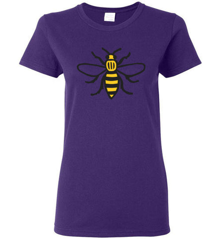 Manchester Bee Shirt Gildan Ladies Short-Sleeve