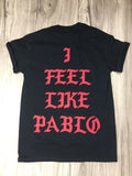 I Feel like Pablo Shirt .the real life of pablo,ultra light beam,saint pablo tour-kanye west shirt,pablo shirt (Red-Print)